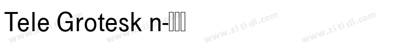Tele Grotesk n字体转换